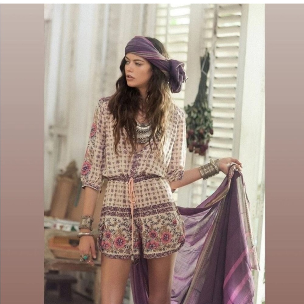 Spell Revolve Desert Rose Romper